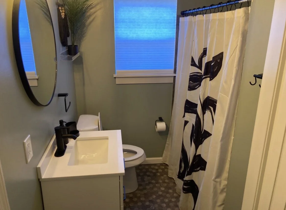 Bathroom after renovation