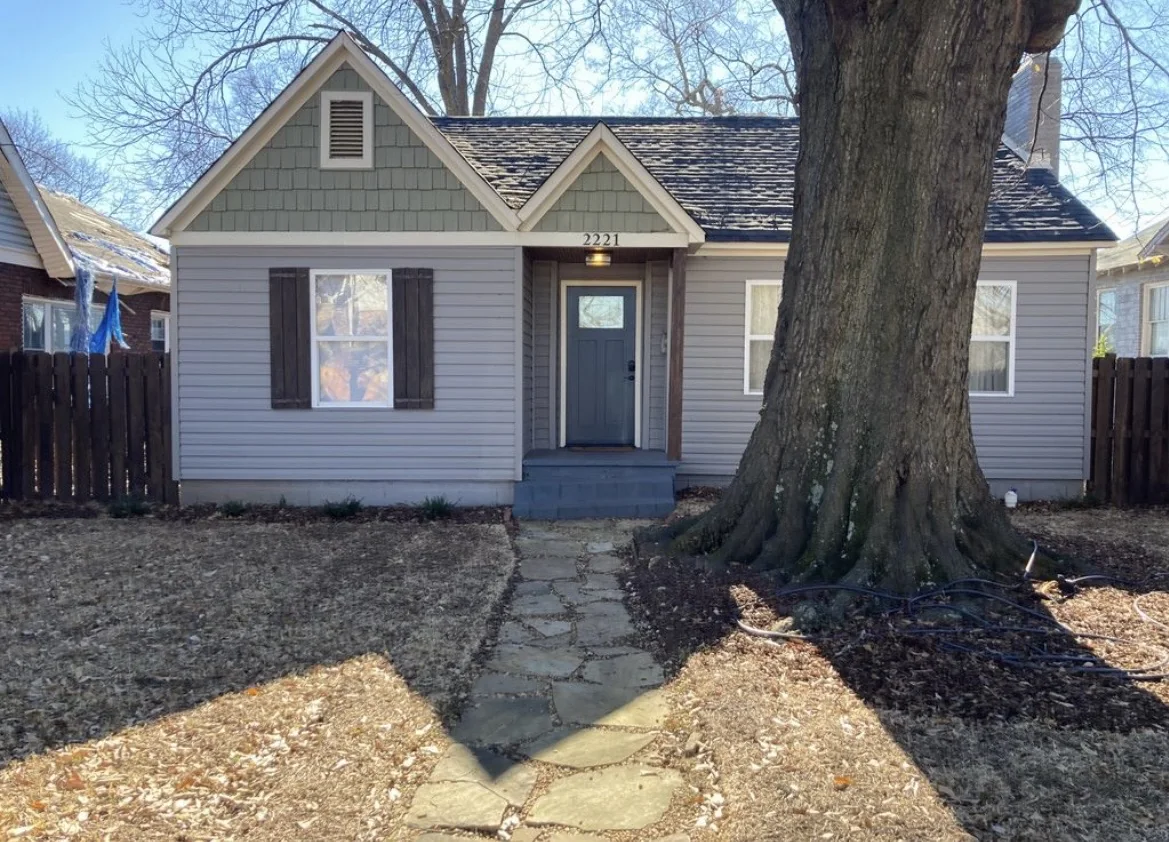 Completed home exterior renovation by Oak & Iron Construction