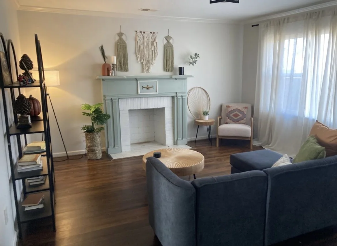 Living room after renovation